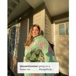 Wild Fable NWT  Mint Green Floral Hoodie Quilted Jacket. Photo 4