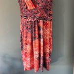 Vera Wang Simply L Sheath V Neck Dress Sleeveless Artsy Stretch Modern Bold Chic Photo 2