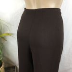 Yansi Fugel Chocolate Brown Side Zip Dress Trouser Pants 10 Photo 2