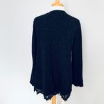 Style & Co Black White Speckled VNeck Pullover Sweater Photo 2