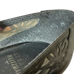 Stuart Weitzman Black Leather Flower Mesh Pointy Toe Kitten Heels 6.5M Dainty Photo 9