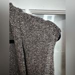 J. McLaughlin  Linen Open Sweater Cardigan Vest Size Metallic Shimmer Size M Photo 2