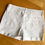 Free Assembly Cuffed, High Rise, Jean Shorts, Ivory, Cream, Ecru, Size 14 Tan Photo 1