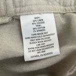 JM Collection  Womens Drawstring‎ Elastic Waist Trouser Ankle Pants Cream XL Photo 6