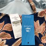 Cupshe Paisley V Neck Tummy Control One Piece Swimsuit Women's Medium Blue NEW Photo 8