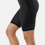 Fanka Body Sculpt 9" Biker Shorts Reversible Wear Black Size M Photo 0