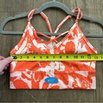 Nike  Indy Icon Clash Orange White Longline Sports Bra S Photo 6
