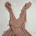 Reformation Sleeveless V-Neck Peppermint Maxi Wrap Dress Size XS Formal Bridal Photo 7