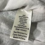 Blu Pepper Day To Day Blue Striped Button Front Skirt - Size Medium - Scalloped Photo 4