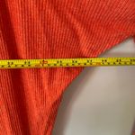 We The Free  Orange Pink Mockneck Oversized Top Bohemian Women's size Medium Photo 6