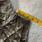 Athleta  Whisper Metallic Velvet Vest Womens XS Extra Small Quilted Winter Shirt Photo 9