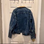 Carhartt Vtg Denim Jean Trucker Jacket Flannel Lined 100 Year Plaid Large Photo 9