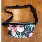 Aloha Floral Fanny Pack Belt Bag Festival With Love From Paradise Black Photo 4