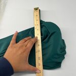 Shade & Shore  Lightly Lined One Shoulder Bikini Top Womens 34DD Teal Keyhole Photo 10