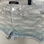 J Brand Cut Off Ombre Dot Frayed Hem Denim Cut Off Shorts 26 Photo 6