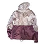 Columbia Womens Colorblock Windbreaker Jacket Full Zip XS Pink Burgundy Photo 1