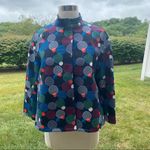 Anne Klein  Flyaway Circle Print Jacket Photo 6