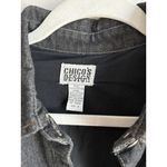 Chico's  Black Denim Jacket Embroidered‎ Beaded Boho Western Vintage Size Large Photo 9