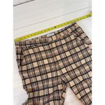 Urban Outfitters Pants Brown Cream Plaid Flannel Stretch Skinny Leg Size XL Photo 6