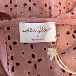 Allie Rose  Dress Blush Eyelet Size L Photo 4