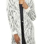 Love Token ππ Betty Open Front Cardigan ~ Ivory & Black NWT Photo 0