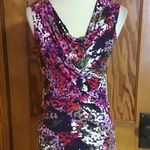 CAbi op art bright plunging tank top Photo 7