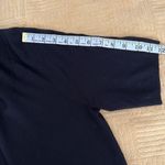 Chaus size large black short sleeve cowl neck tunic sweater EUC Black Photo 4