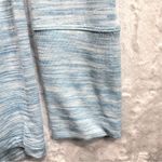 Champion  Elite Hi Lo Hem Blue and White Long Raglan Sleeve Performance Sweater Photo 3