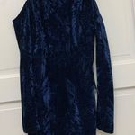 Lulus  blue velvet mini dress Photo 0