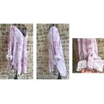 H by Halston H Halston Tie Dye Tunic Top Sz 1X? Lilac Swimsuit Cover Up Dress Roll T… Photo 8