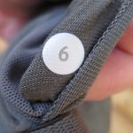 Lululemon  Scoop Back Tank Cyber Stripe White Silver Fox Photo 8