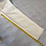 J.Crew Tie Waist Camp Pant Denim Stripe Womens Medium Ivory White Jeans #BA312 Photo 8