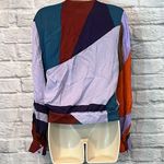 Tanya Taylor Size 6 Klara Colorblock Long-Sleeve Top Photo 6