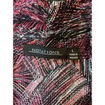 Notations  Whimsigoth Top Womens Large Black Pink Beaded Stretch Office‎ Church Photo 3