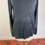 LNA  Acid Wash Asymmetrical Cut Out Long Sleeve Top Photo 4