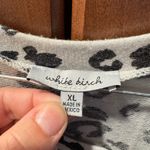 White Birch  Leopard Print Short Sleeve Top - Black and Gray Photo 1
