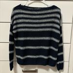 Vince  Navy Blue & White Stripe Sweater Photo 2