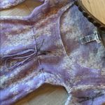 Free People Mohair Blend Lightweight Knit Peplum Tie Sweater Size Small Photo 3