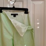 Ralph Lauren Vintage Coastal Grandma Preppy Green and White Pinstripe Pants Sz 2 Photo 3
