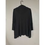 Notations  Black Multicolored Cardigan Built In Tank 3/4 Sleeve Size 1X Photo 5