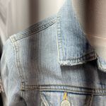 Hollister Vintage Y2K  Company Denim Trucker Jacket Light wash Stretch Juniors Sm Photo 6