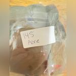 Aerie  Ruched Cropped Square Neck Tank Top Size Small light greenish gray Photo 13