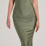 Windsor  Off The Shoulder Flared Midi Dress Photo 0