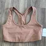 Beyond Yoga  Women's Brown Sports Bra Soft Tan Photo 0