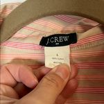 J.Crew  Pastel Striped Button-Down 100% cotton Shirt Woman’s Large Photo 1