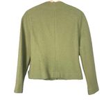 Geiger Wool 2 Piece Green‎ Embroidered Floral Vintage Skirt Jacket Set Size 34 Green Photo 6