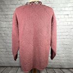 Simply Southern Sherpa Quilted And Plaid Rose Jacket Shacket size Large NEW Photo 5