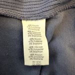 P.J. Salvage  Sweater Ribbed Long Drop Sleeve V-Neck Hi Low Hem Blue Small Photo 2