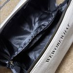 We Wore What  Cream Canvas Makeup Bag Photo 4