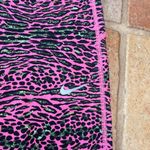 Nike Racer Leopard Legging Pink Black Capri Pant Compression M Photo 2